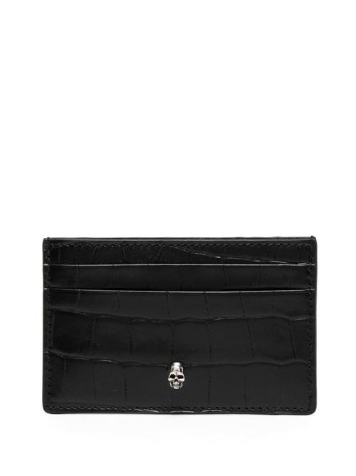 Card holder with logo ALEXANDER MCQUEEN | 649212DZTIY1000